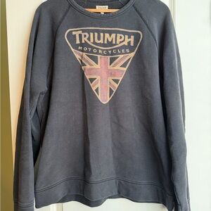 Lucky Brand Triumph Men's Dark Gray Crewneck Sweater
